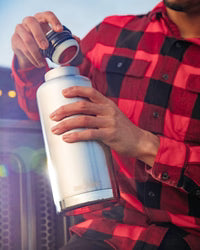 Klean Kanteen TKWide isolée sous vide 64oz (1900ml) avec bouchon à boucle