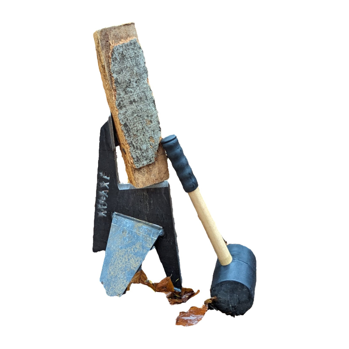 No Axe Set Spalter mit Hammer