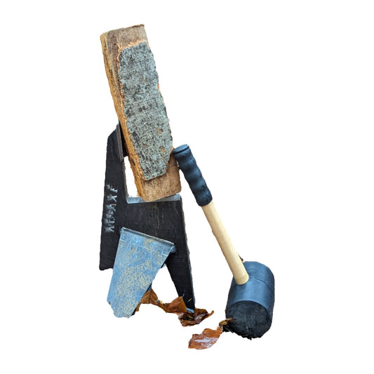 No Axe Spalter Set mit Hammer